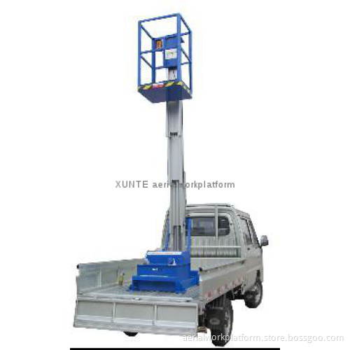 Truck-mounted Aluminum Aerial Work Platform 6m